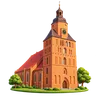 Ilustracja: charakterystyczny budynek, Gorzów Wielkopolski