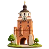 Ilustracja: charakterystyczny budynek, Lublin
