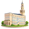 Ilustracja: charakterystyczny budynek, Opole