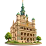 Ilustracja: charakterystyczny budynek, Poznań